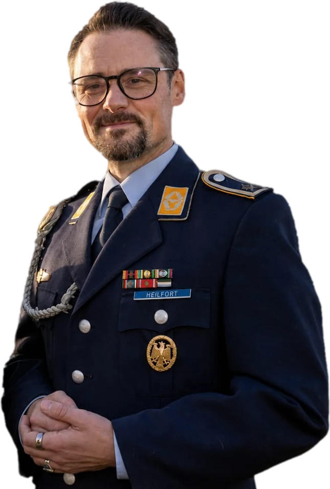 Moritz Heilfort in Uniform der Luftwaffe